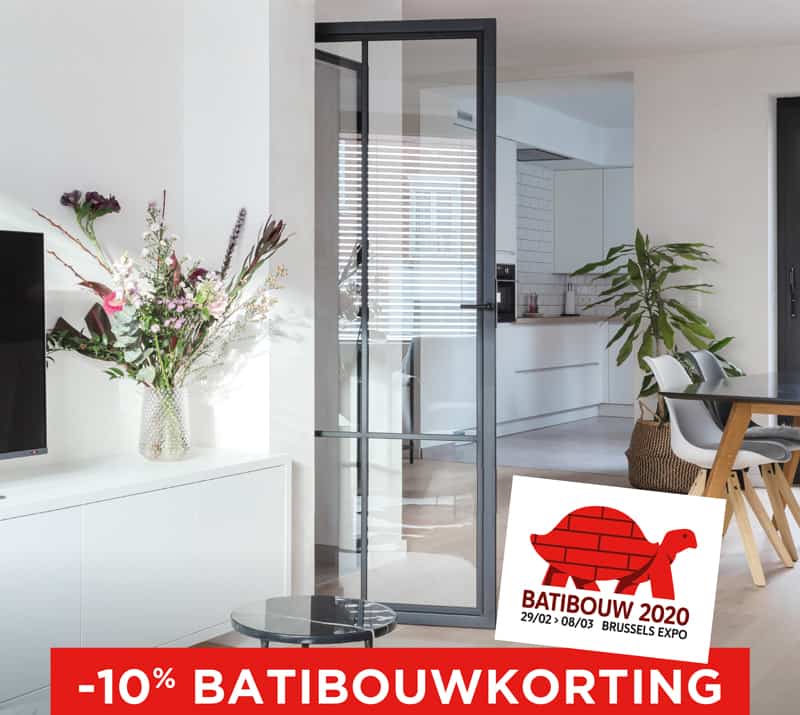Lift kunstmest Wig Batibouw actie op Steelit binnendeuren - Houthandel Van Bruyssel