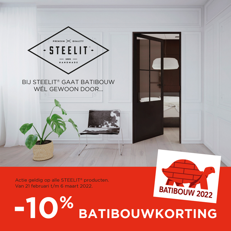 STEELIT Batibouw actie 2022 Houthandel Van Bruyssel